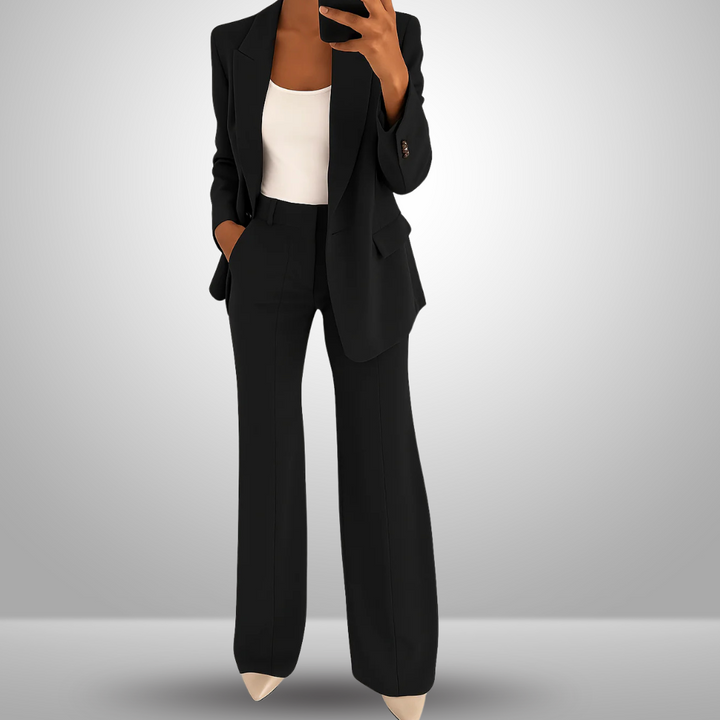 Elegant tweedelig pak – Tijdloze Stijl