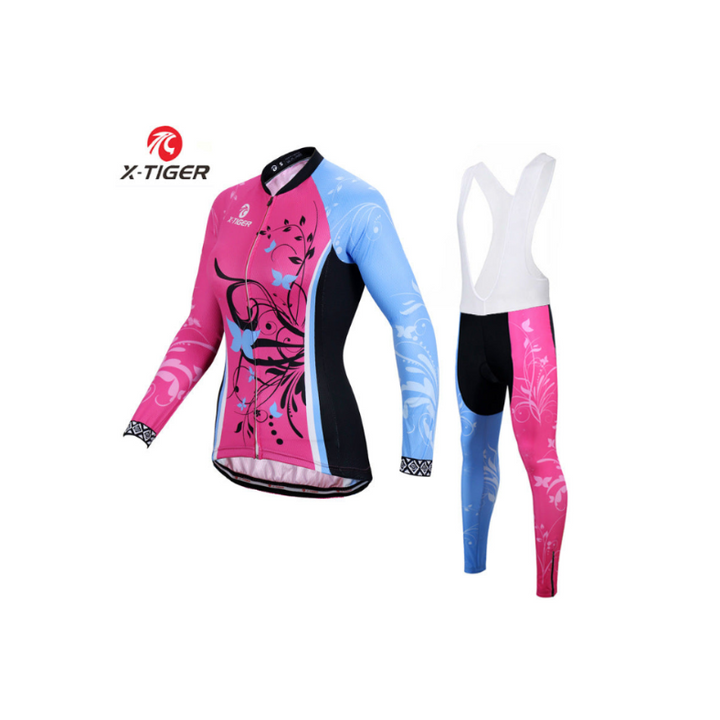 X-Tiger – Dames Langarm Radsport-Set
