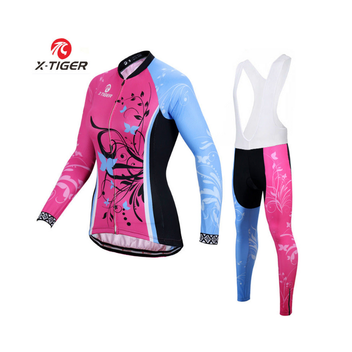 X-Tiger – Dames Langarm Radsport-Set