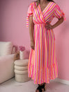 Lidia™ candy gestreepte jurk