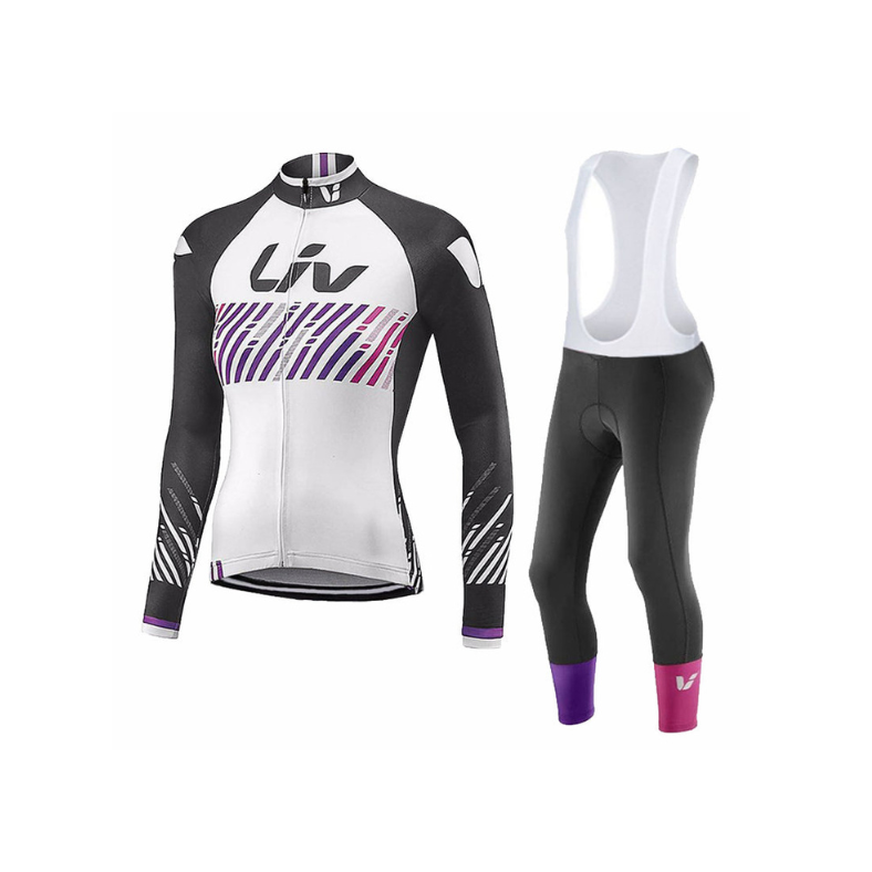LIV V2 – PRO Dames Winterfietskleding-Set met bretelbroek