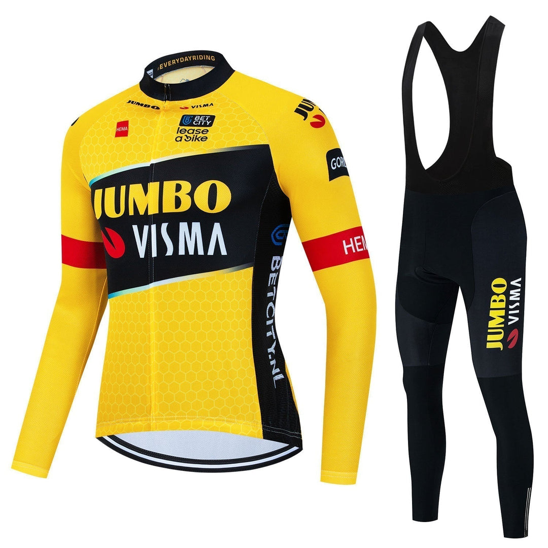 Jumbo Visma – Professionele lange mouwen wielerkledingset