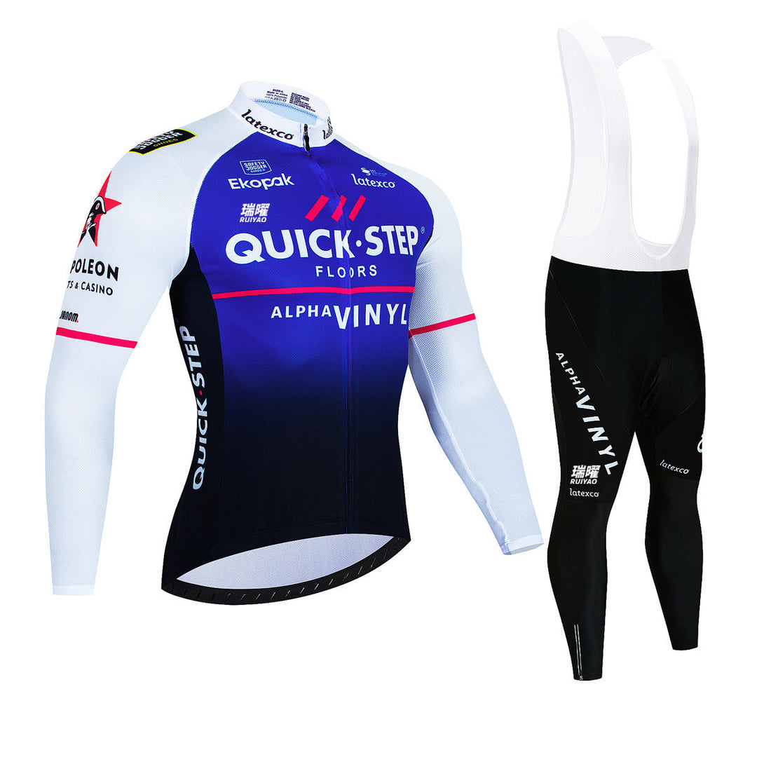 Quick Step – Professionele wielerset met lange mouwen