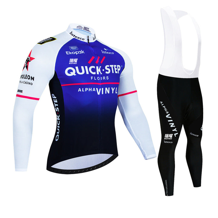 Quick Step – Professionele wielerset met lange mouwen