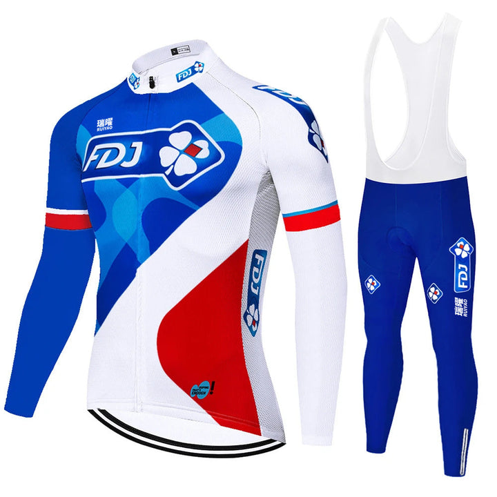 FDJ – Professioneel langarm wielerset