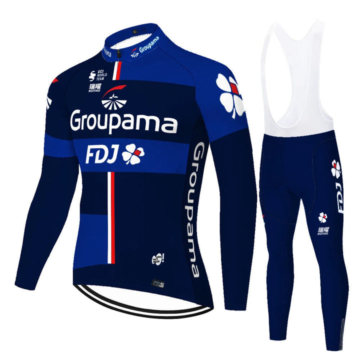FDJ – Professioneel langarm wielerset