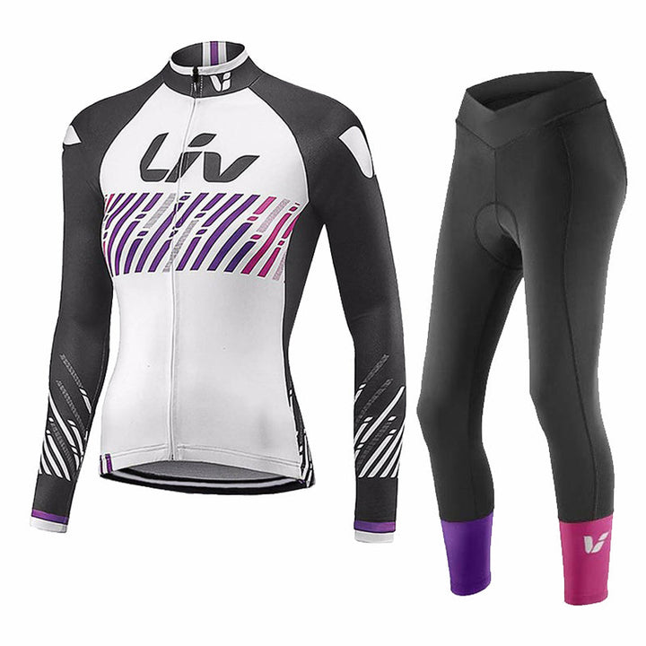 LIV 2K24 – PRO Dames Winter-Fietskleding Set