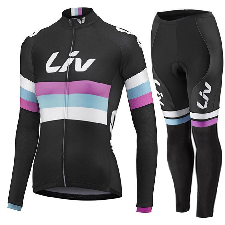 LIV 2K24 – PRO Dames Winter-Fietskleding Set