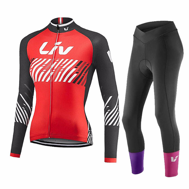 LIV 2K24 – PRO Dames Winter-Fietskleding Set