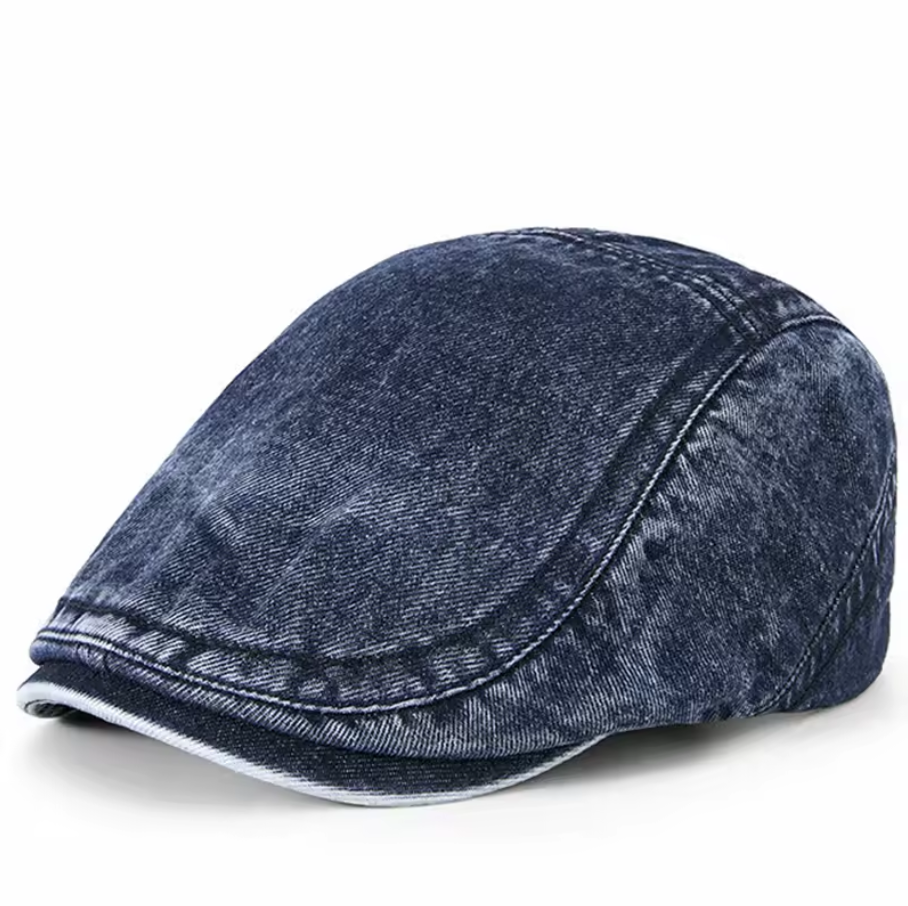 Olivier™ | Denim stijl baret