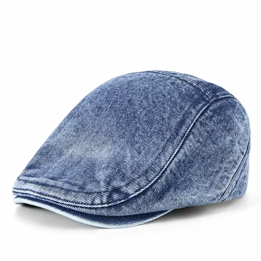 Olivier™ | Denim stijl baret