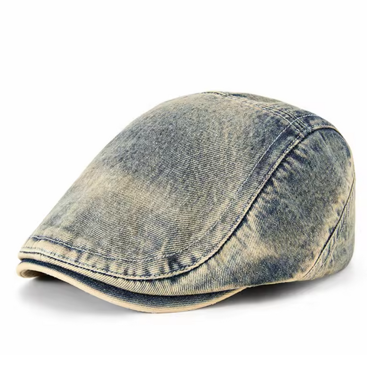Olivier™ | Denim stijl baret