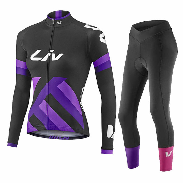 LIV 2K24 – PRO Dames Winter-Fietskleding Set