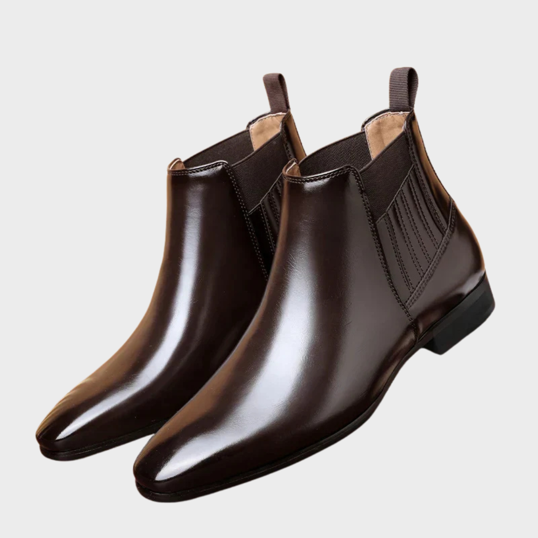 Klassieke Leren Chelsea Boots