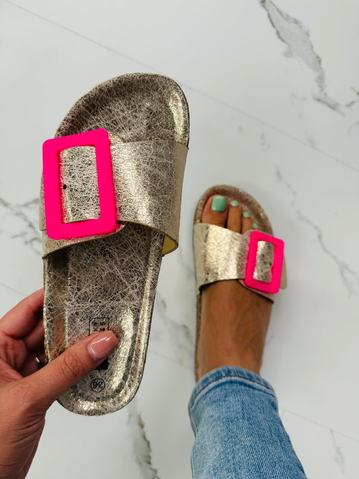 Clasp Goude slippers