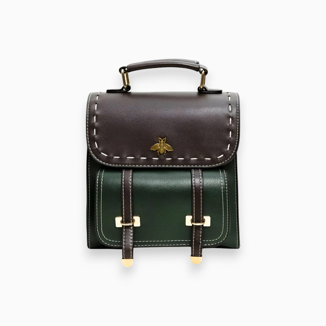 Pollenpad leren rugzak