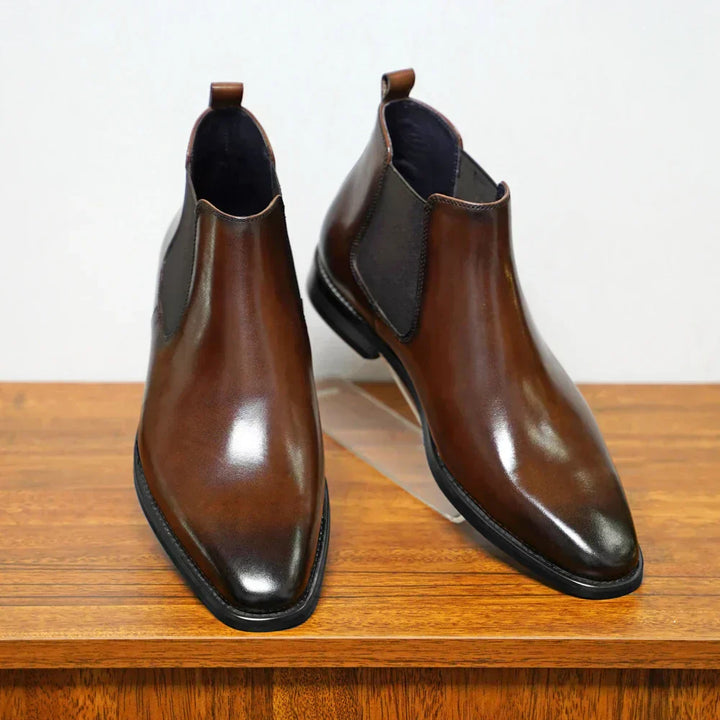 Chelsea Boots van verfijnd leer