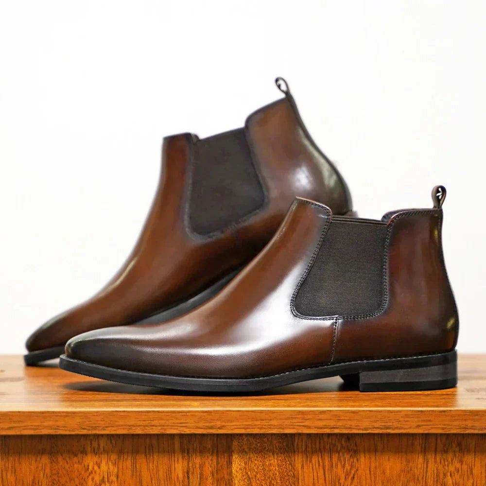 Chelsea Boots van verfijnd leer