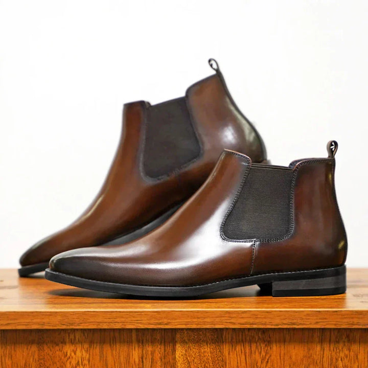 Chelsea Boots van verfijnd leer