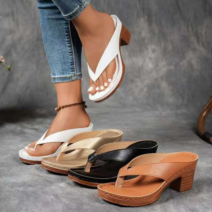 Samantha™ |Orthopedische sandalen met hoge hak